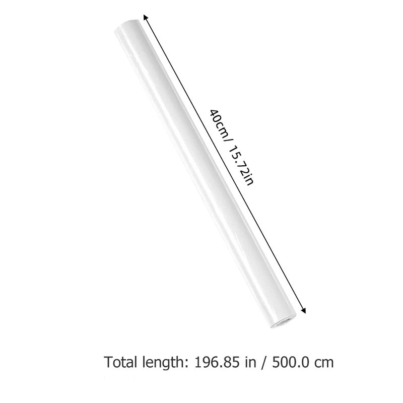 1 Roll of Clear Oil Proof Wall Sticker Kitchen Backsplash Wall Protector Transparent Self-Adhesive Wallpaper - Image 2