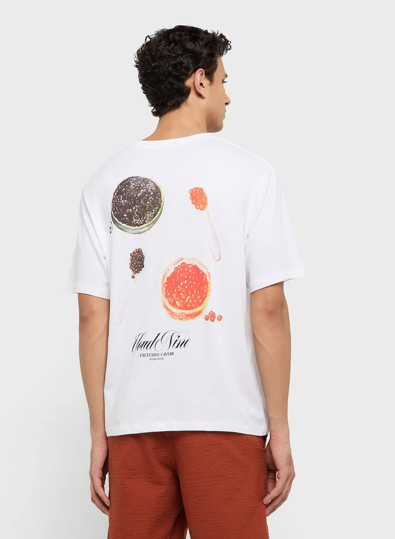 JACK & JONES Graphic Regular Fit Crew Neck T-Shirt