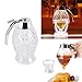 W WBLD W WBLD Squeeze Honey Dispenser,Plastic No Drip Maple Syrup Dispenser,Juice Jar Container Bee Drip Dispenser, Honey Pot - Image 2