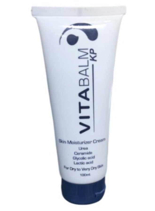 VITABALM KP  Skin Moisturizer Cream  Urea Ceramide Glycolic acid Lactic acid  For Dry to Very Dry Skin  100 ml
