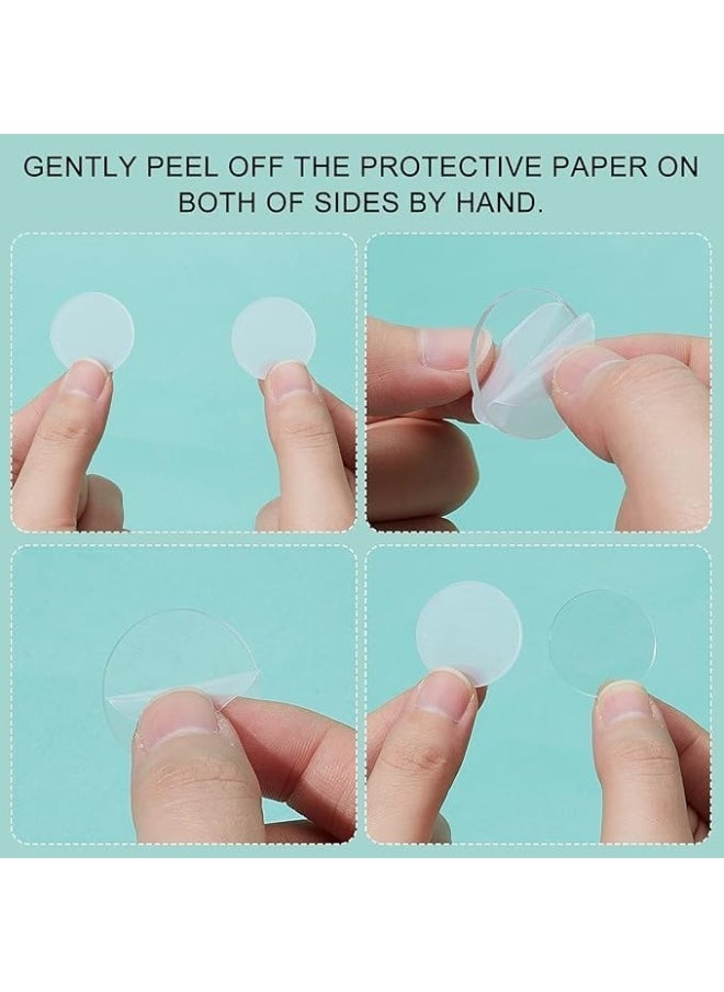 Horoof Home Horoof Home® 60 Pcs Clear Acrylic Circle Blanks – 3 cm Diameter, 2mm Thick – Transparent Round Acrylic Discs for DIY Crafts, Laser Cutting, Engraving, Painting, Keychains, and Decorations  - Image 5