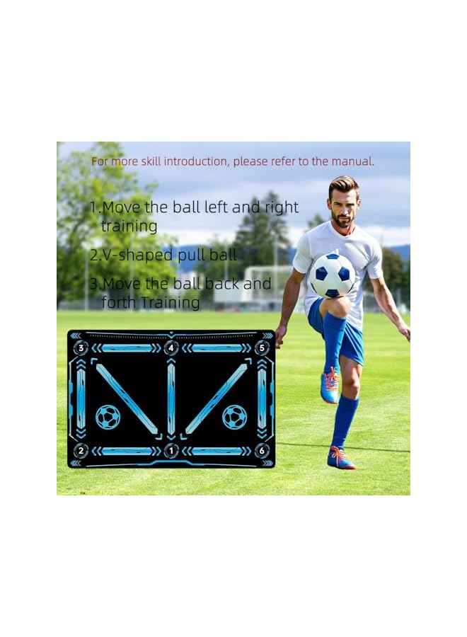 S-TOP Training Equipment,Training Mat Improve Strength,Agility and Coordination,Anti-Slip Silent Absorption Footwork Training Mat - Image 4