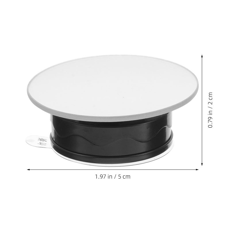 Frameless Round Blind Spot Mirror 1 Pair Suction Cup Wide Angle Rearview Safety - Image 3