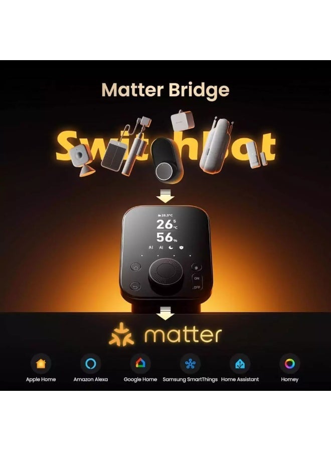 SwitchBot Hub 3 | Smart Home Hub with 2.4″ IPS Screen & Knob Control - Image 5