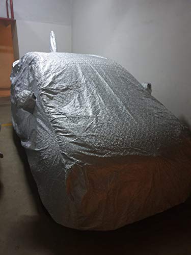 The Autostory Waterproof Car Body Cover Compatible with Maruti Suzuki Ignis with Mirror Pockets (Shinning Silver) - Image 2