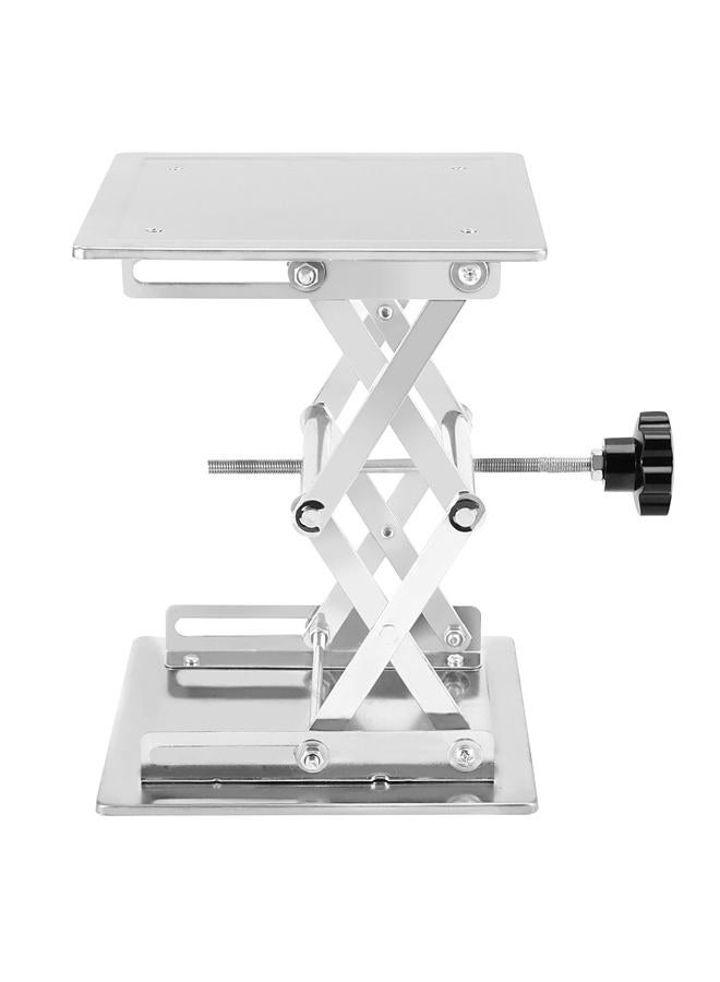 JOIKIT KOOMEDA 2PCS 8 x 8 Inches Lab Scissor Jack, Lab Jack Scissor Stand, Stainless Steel Lab Lift Table, Laboratory Lift Stand, Expandable Lift Height Range from 85mm to 280mm - Image 4