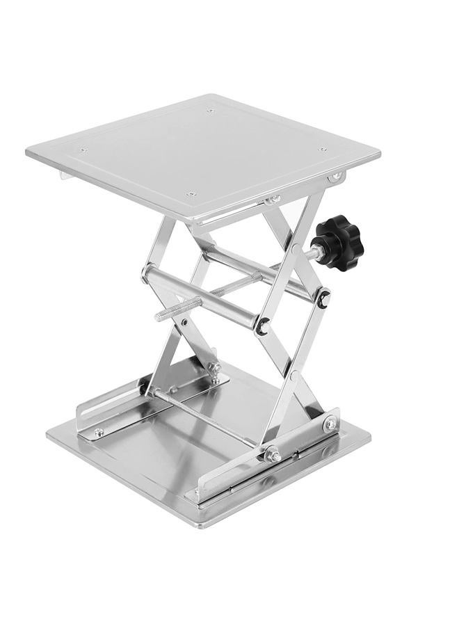 JOIKIT KOOMEDA 2PCS 8 x 8 Inches Lab Scissor Jack, Lab Jack Scissor Stand, Stainless Steel Lab Lift Table, Laboratory Lift Stand, Expandable Lift Height Range from 85mm to 280mm - Image 3