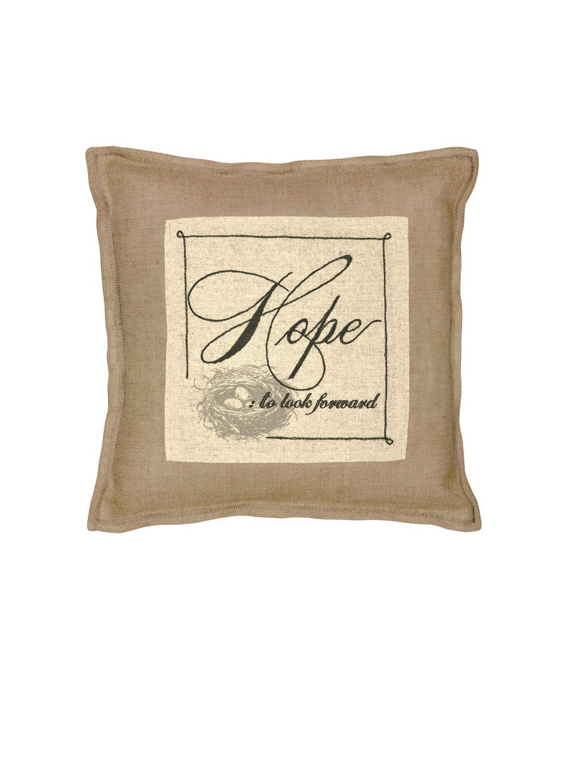 Handmade Collection Hope Sentiment Stamped Embroidery Kit 10in x 10in Stitched In Thread - Image 2