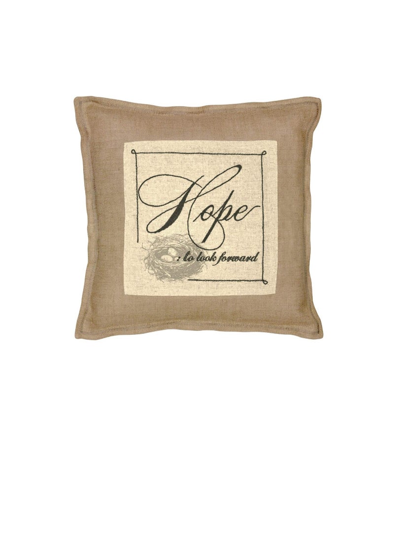 Handmade Collection Hope Sentiment Stamped Embroidery Kit 10in x 10in Stitched In Thread - Image 3