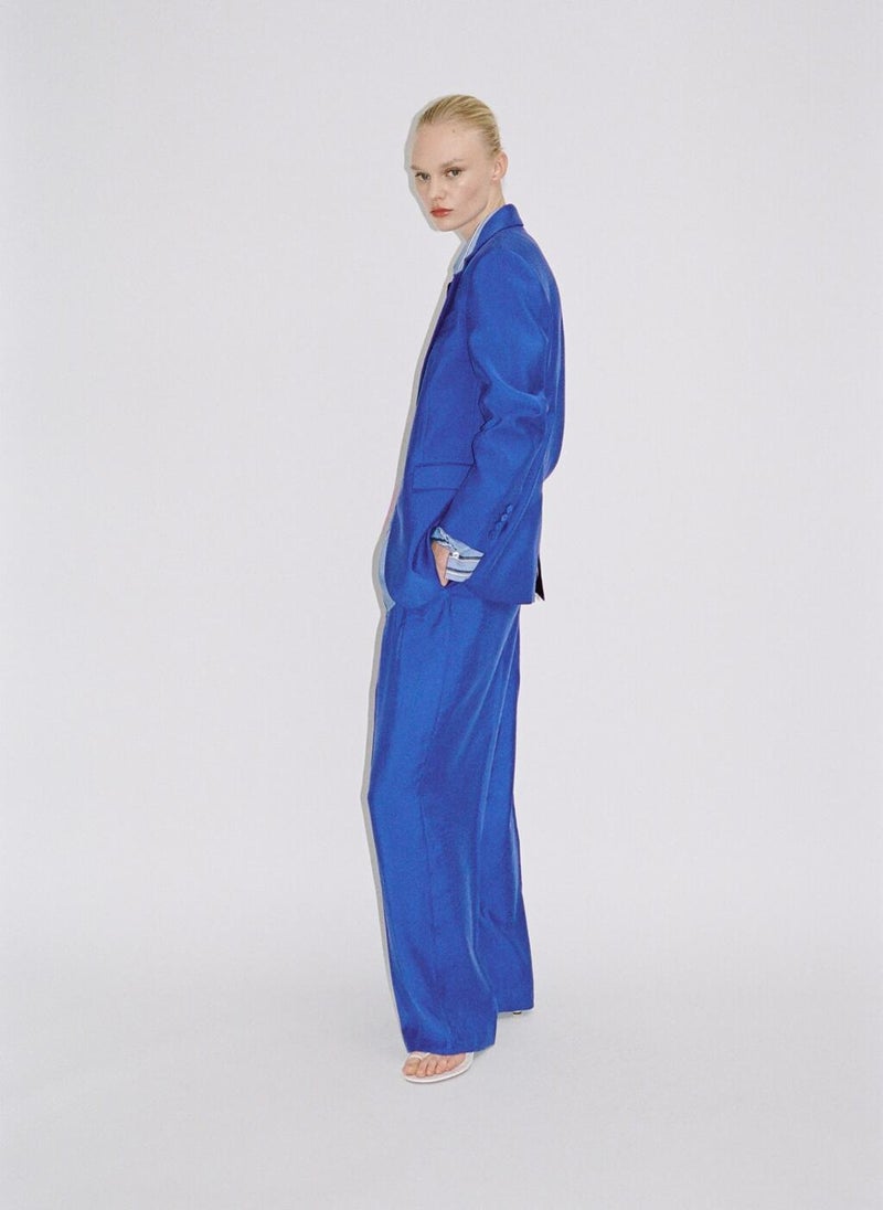 MANGO - Pleated Wideleg Suit Pants - Image 1
