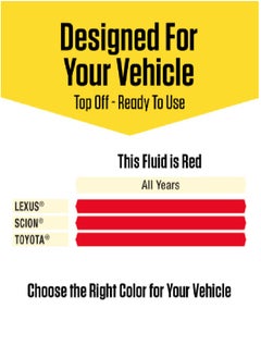 Prestone Prestone Antifreeze/Coolant Toyota Vehicles – Red 50/50 Prediluted, 3.78L (1 Gallon) – Ready to Use, Long Life Formula  - Image 2