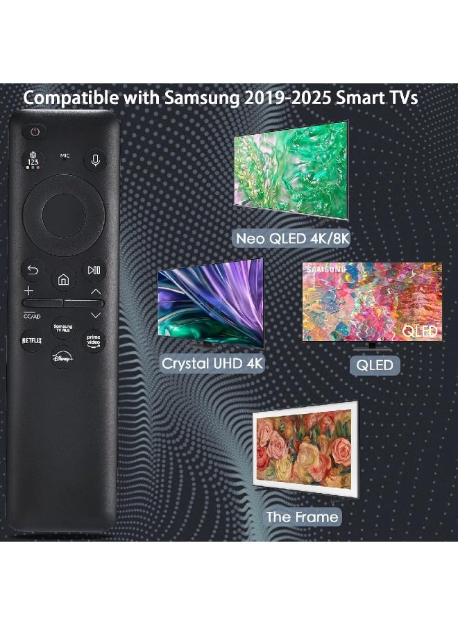 ZOOMEE for Samsung Smart TV Remote,Replacement Voice Control Compatible with BN59-01432A,for All 2019 to 2025 Samsung Crystal/UHD/QLED/The Frame/NEO QLED/ 4K 8K Smart TVs - Image 2