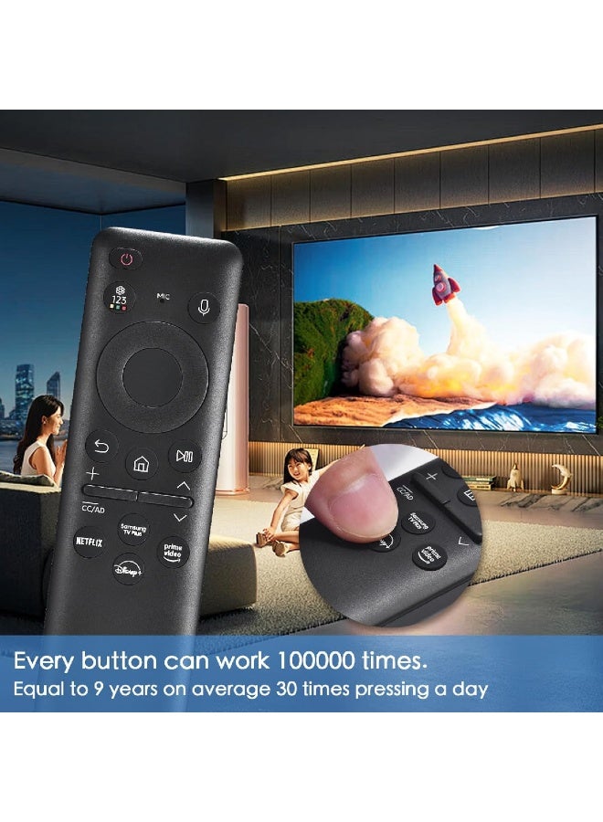 ZOOMEE for Samsung Smart TV Remote,Replacement Voice Control Compatible with BN59-01432A,for All 2019 to 2025 Samsung Crystal/UHD/QLED/The Frame/NEO QLED/ 4K 8K Smart TVs - Image 3