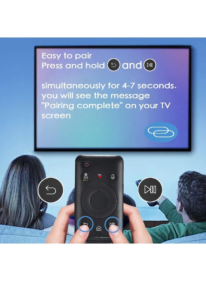 ZOOMEE for Samsung Smart TV Remote,Replacement Voice Control Compatible with BN59-01432A,for All 2019 to 2025 Samsung Crystal/UHD/QLED/The Frame/NEO QLED/ 4K 8K Smart TVs - Image 4