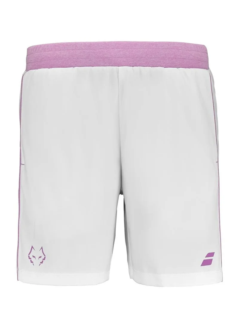 بابولات Babolat Padel Short Lebron-6Ms25061-1000, Color - White, (French Brand)