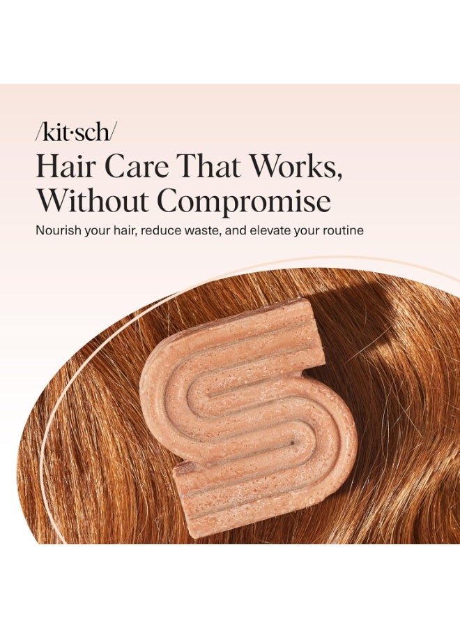 Kitsch لوح شامبو ماء الأرز من كيتش لنمو الشعر | قالب شامبو نباتي وطبيعي بالكامل لنمو الشعر | صنع في الولايات المتحدة | لوح شامبو الأرز لتقوية الشعر الضعيف أو التالف | خالي من البارابين | خالي من الكبريتات، 3.2 أوقية - Image 3