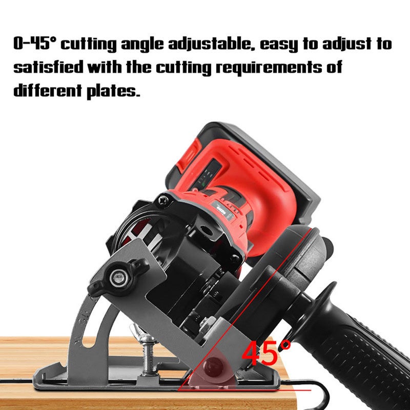 0-45° Angle Adjustable 0-40mm Cutting Depth Adjustment Positioning Bracket Angle Grinder Retrofit Cutting Machine Slotting Base For 100-125MM Angle Grinder - Image 5