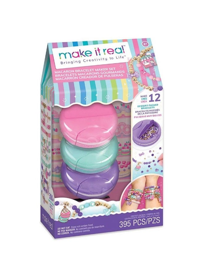 Make It Real مجموعة صنع أساور الماكرون DIY من Make It Real (395 قطعة) - Image 1