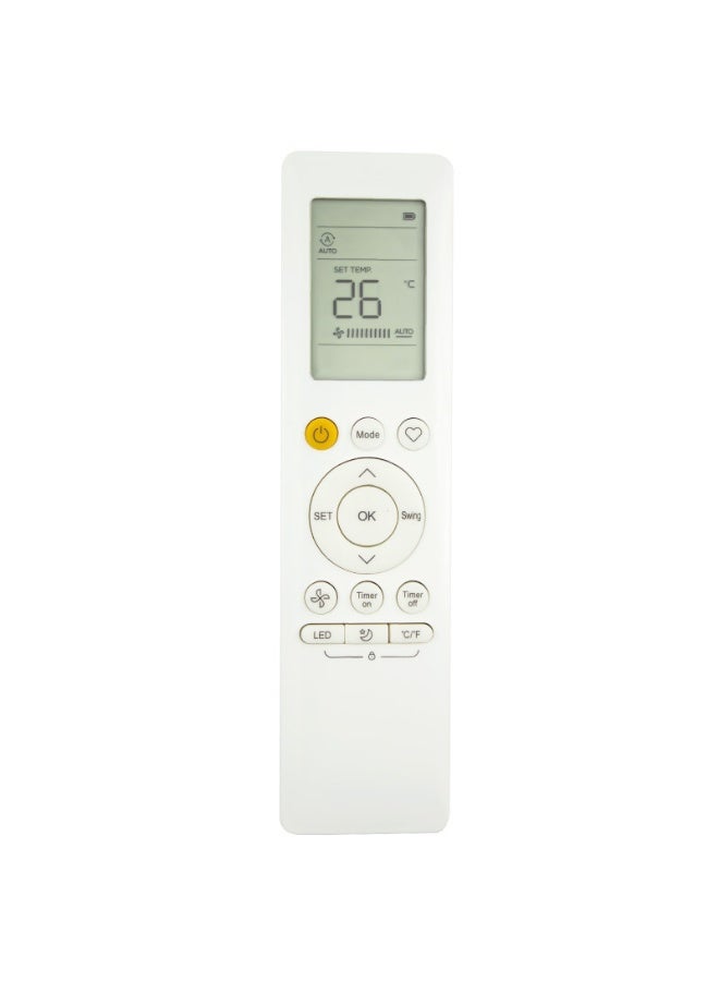 NIBEMINENT Compatible Replacement Remote Control for Enerli Midea Air Conditioner RG10F2(B2)/BGEFU1  - Image 1