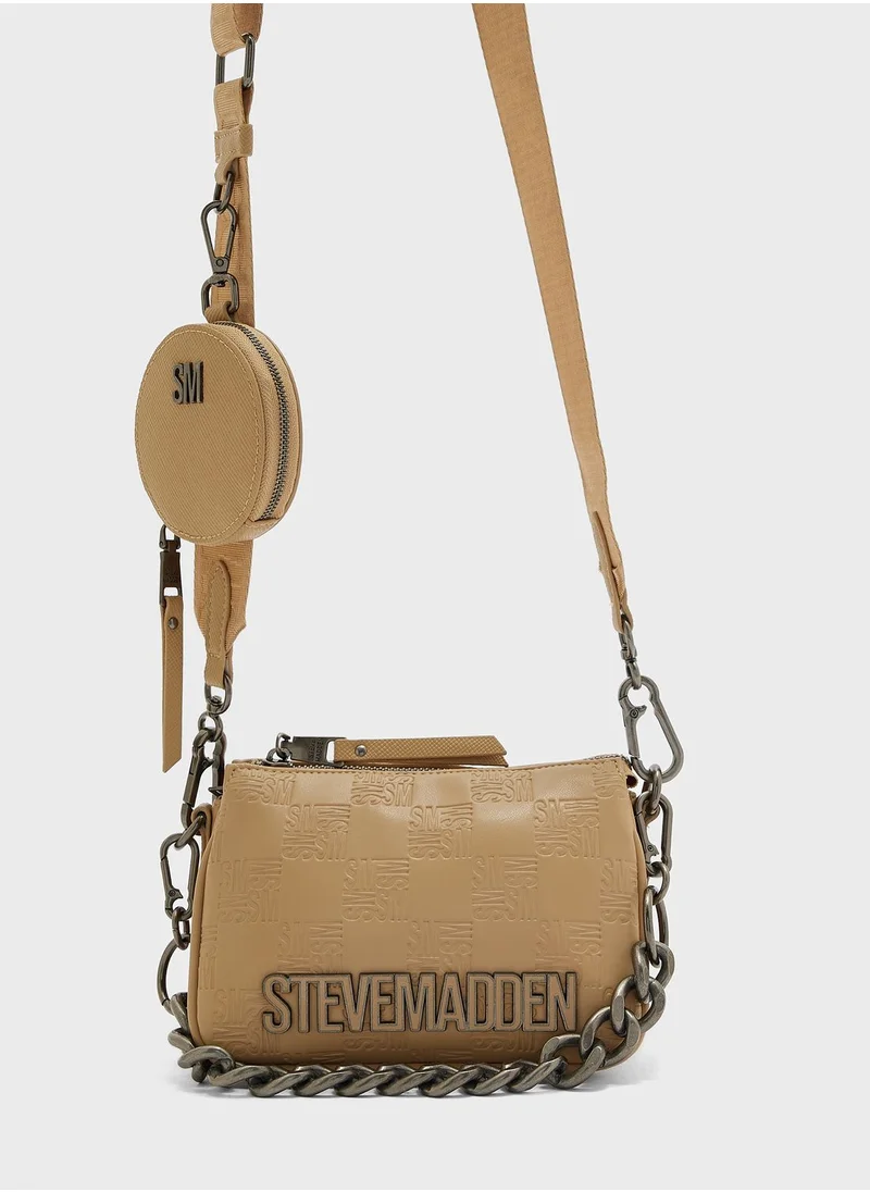 STEVE MADDEN Top Handle Zip Over Crossbody