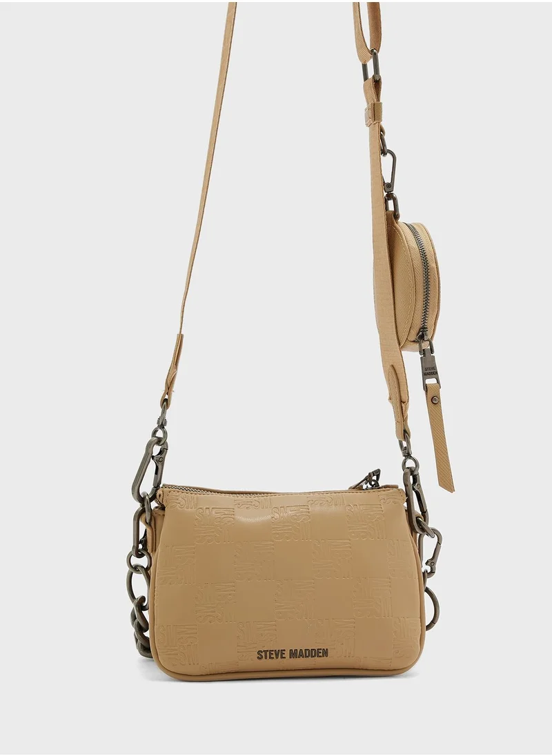 STEVE MADDEN Top Handle Zip Over Crossbody