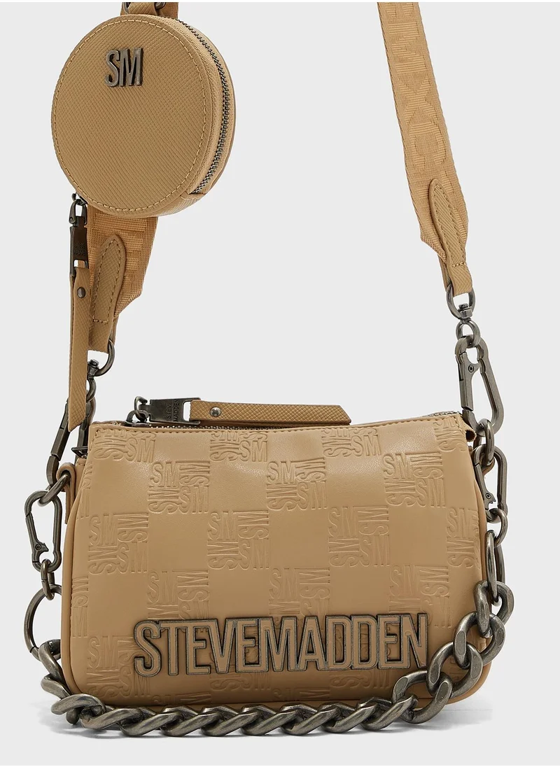 STEVE MADDEN Top Handle Zip Over Crossbody