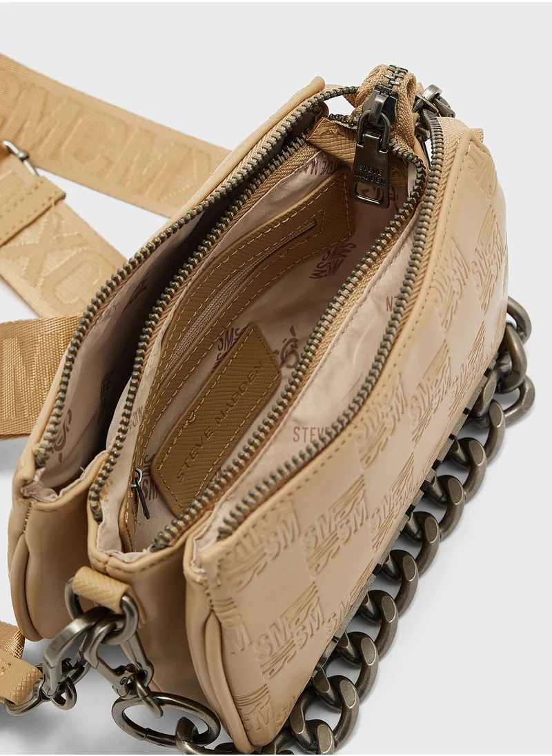 STEVE MADDEN Top Handle Zip Over Crossbody