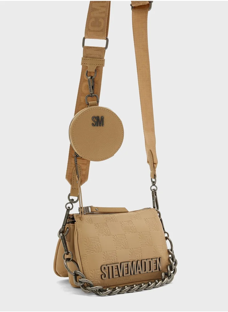 STEVE MADDEN Top Handle Zip Over Crossbody