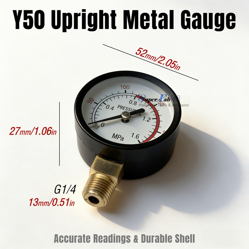 50mm Dial Plate Diameter Gauge - Image 2