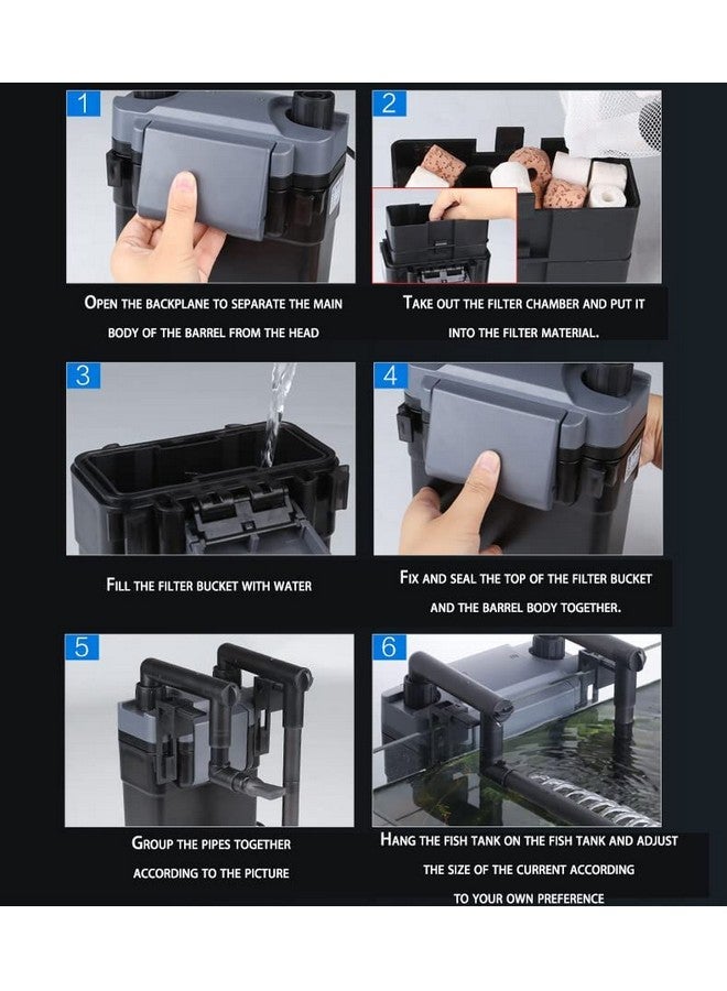 VAYINATO Sunsun Hbl Series Hang On Back Cannister Filter For Aquarium Fish Tank(Hbl-801 6W 500L/H Suitable For 20-40 Cm Tank) By Pezlifeworld - Image 5