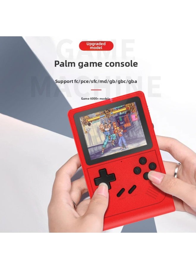 Handheld Game Machine GB300 HD 6000 Game Portable Retro Nostalgic Arcade Cheap Handheld-Model:Red