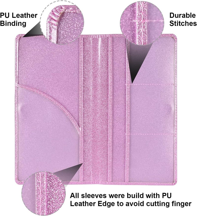 Cacturism Bling Pink Car Registration and Insurance Holder - Vehicle Glove Box Organizer - Image 4