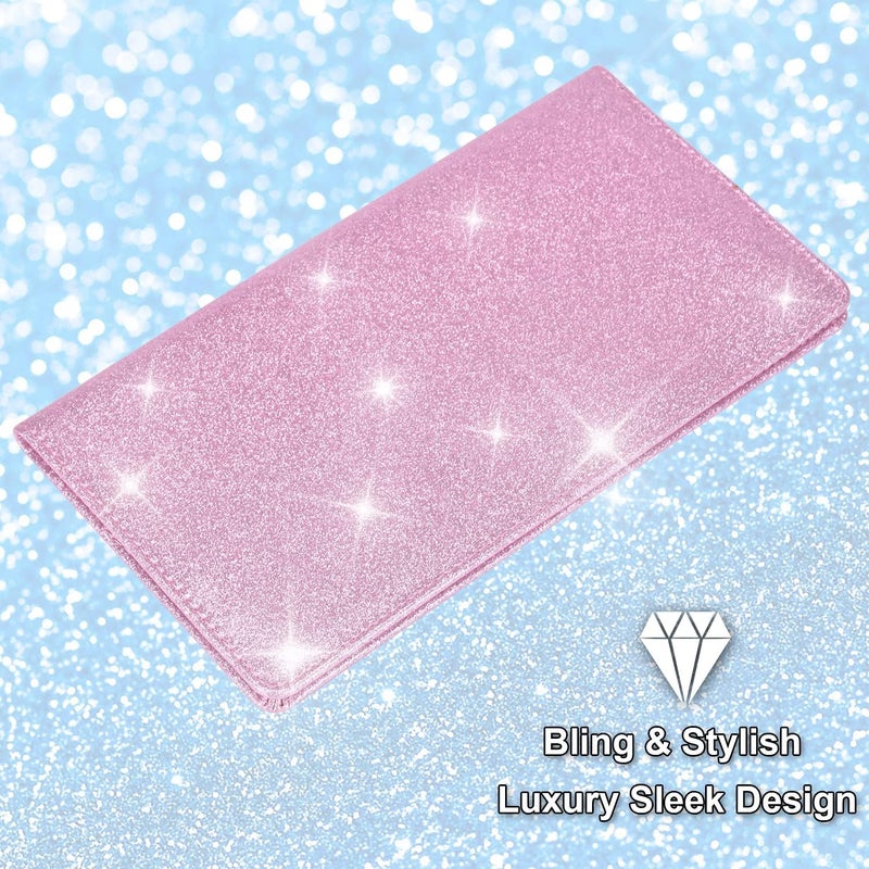 Cacturism Bling Pink Car Registration and Insurance Holder - Vehicle Glove Box Organizer - Image 3
