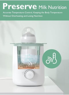Momcozy Bottle Warmer, 9-in-1 Baby Bottle Warmer with Night Light, Accurate Temperature to Preserve Fullest Nutrients in Breast Milk, Bottle Warmers for All Bottles with Breastmilk or Formula  - Image 2