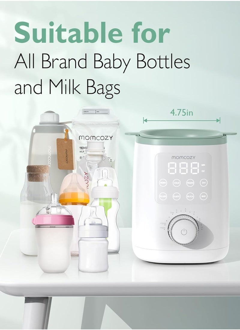 Momcozy Bottle Warmer, 9-in-1 Baby Bottle Warmer with Night Light, Accurate Temperature to Preserve Fullest Nutrients in Breast Milk, Bottle Warmers for All Bottles with Breastmilk or Formula  - Image 5