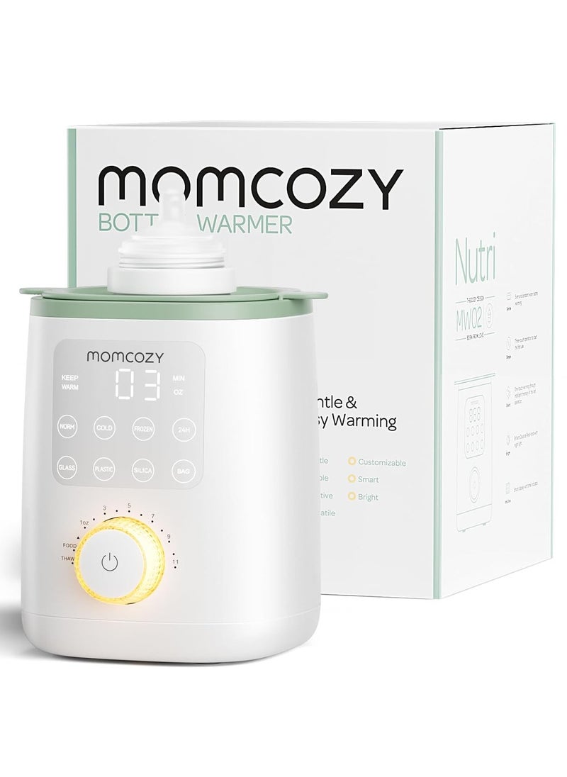 Momcozy Bottle Warmer, 9-in-1 Baby Bottle Warmer with Night Light, Accurate Temperature to Preserve Fullest Nutrients in Breast Milk, Bottle Warmers for All Bottles with Breastmilk or Formula  - Image 1