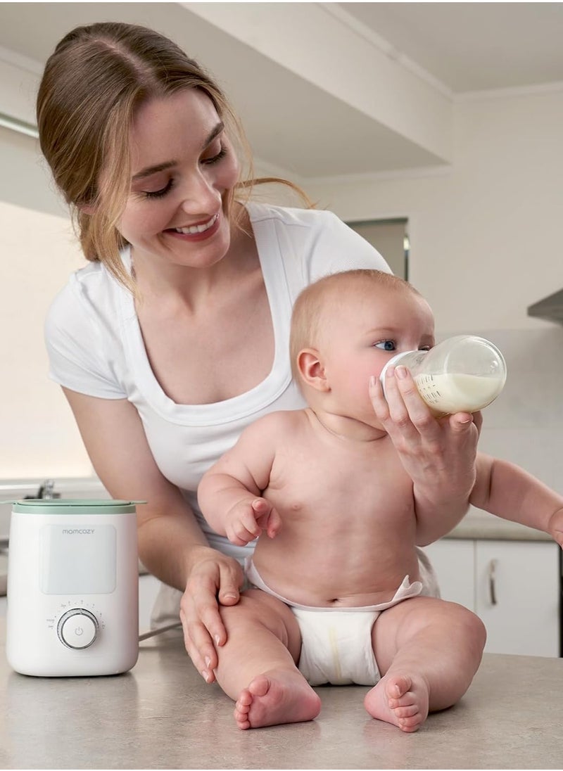 Momcozy - Bottle Warmer, 9-in-1 Baby Bottle Warmer with Night Light, Accurate Temperature to Preserve Fullest Nutrients in Breast Milk, Bottle Warmers for All Bottles with Breastmilk or Formula - Image 1