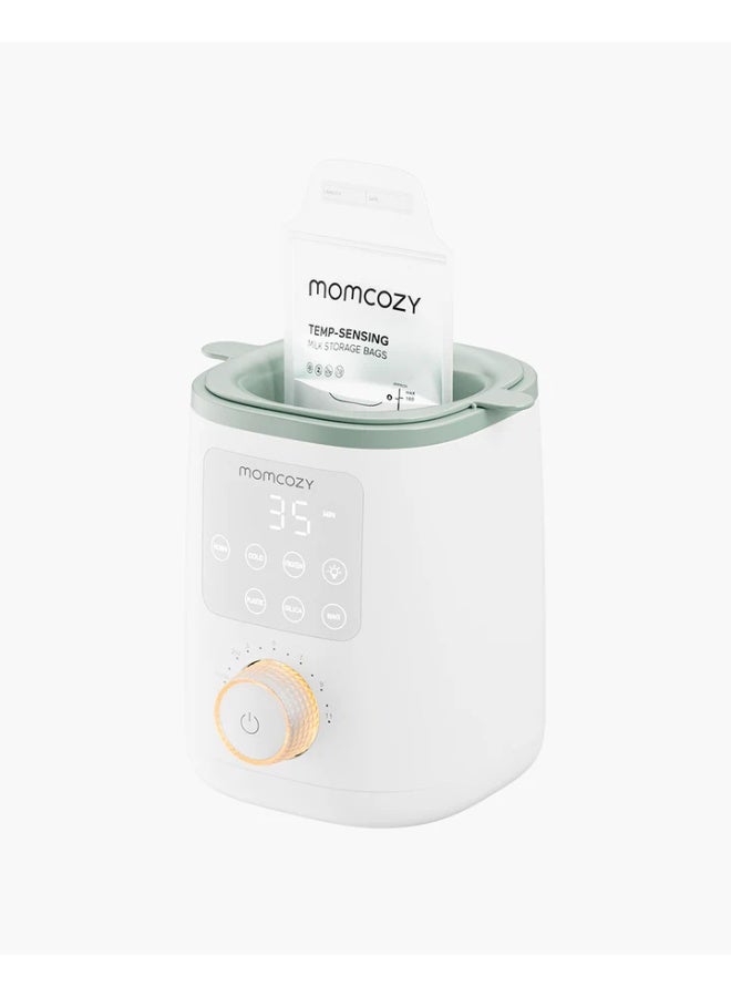 Momcozy Bottle Warmer, 9-in-1 Baby Bottle Warmer with Night Light, Accurate Temperature to Preserve Fullest Nutrients in Breast Milk, Bottle Warmers for All Bottles with Breastmilk or Formula - Image 1