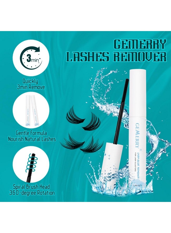 جيمري طقم رموش مكون من 3 قطع لتثبيت الرموش وختمها مع مزيل غراء الرموش وملقط الرموش وغراء الرموش المقاوم للماء لتجمعات الرموش وإزالة سريعة لتمديد الرموش وأدوات وضع الرموش للمبتدئين - Image 5