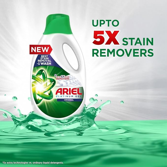 Ariel Automatic Platinum Power Gel Laundry Detergent, 4 x 1.8L - Image 4