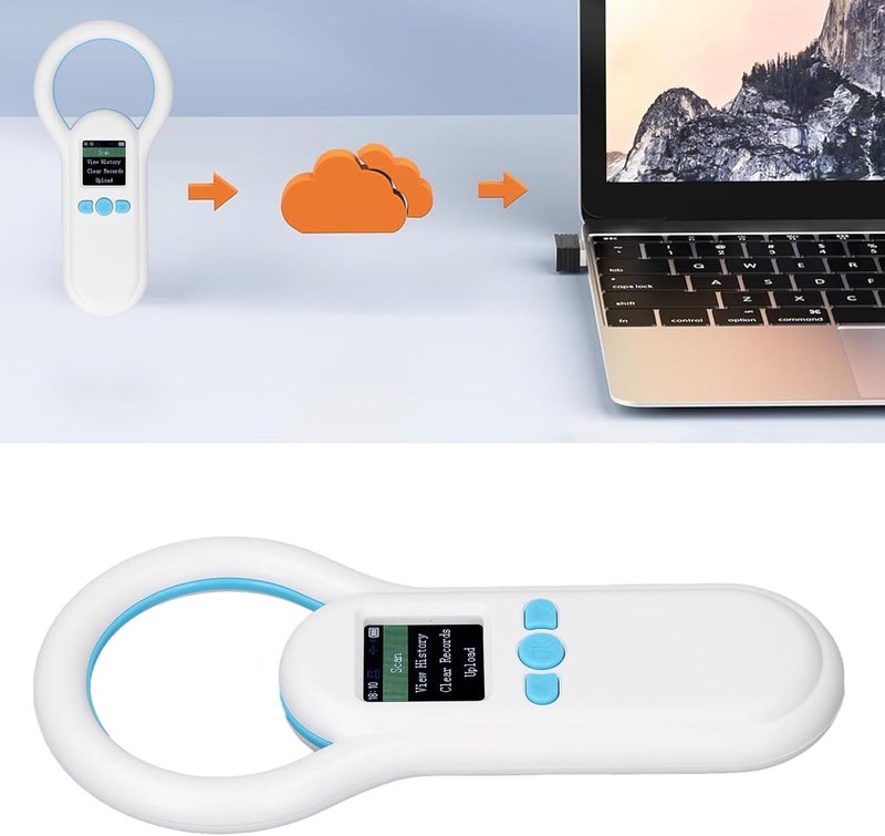 RiToEasysports S20 Pet Microchip Scanner, ABS Material with 500 Records Storage, Fast Recognition for Dogs Cats Animal Management - Image 2