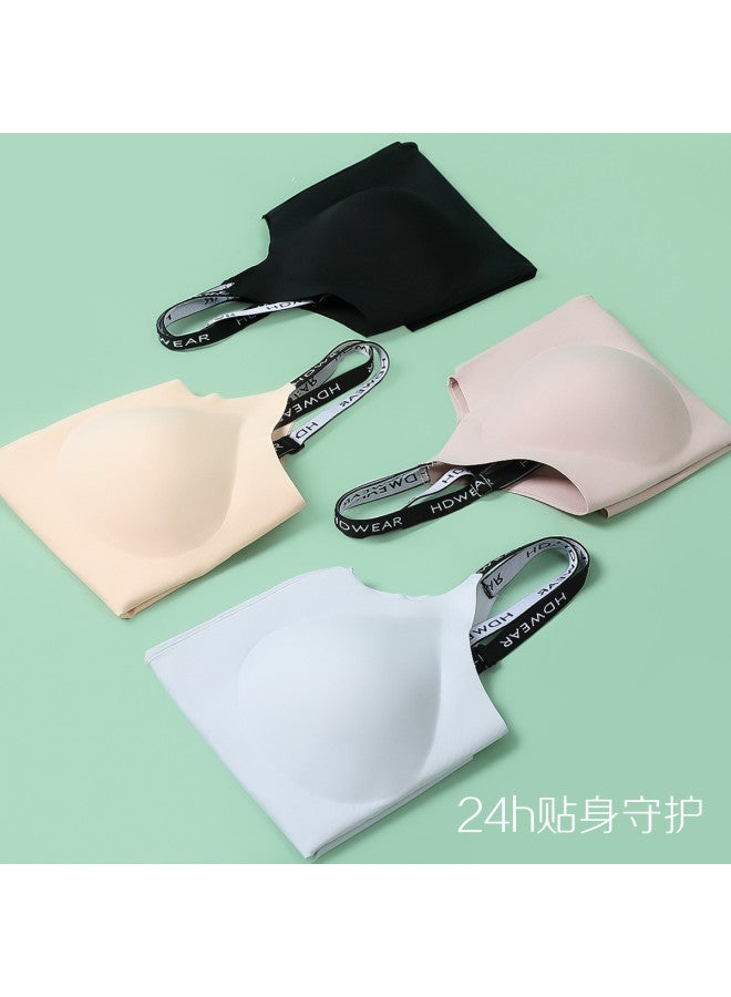 Red Bean Seamless Camisole Top With Built-In Padded Bra - Women'S Short Sleeveless Undershirt Layering Tank Top - Image 4