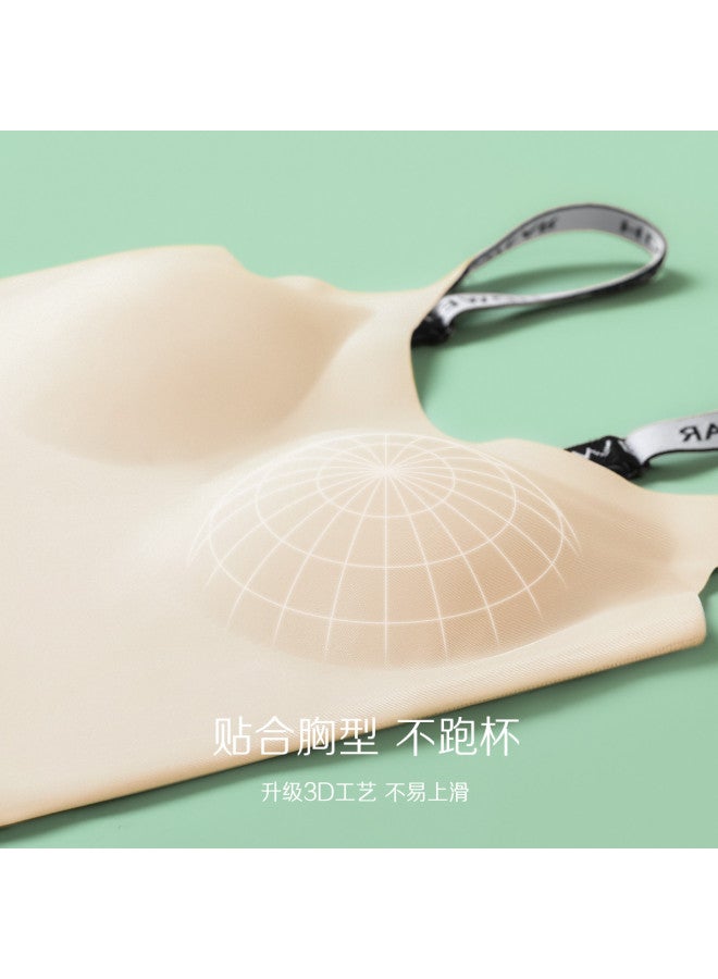 Red Bean Seamless Camisole Top With Built-In Padded Bra - Women'S Short Sleeveless Undershirt Layering Tank Top - Image 5