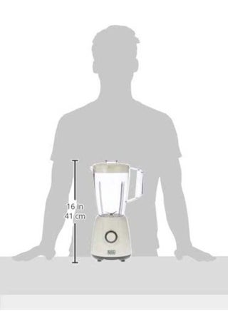 Blender with Grinder Mill & Chopper Mill, 1.5L Jar, 2-Speed with Turbo Function, Durable Plastic Build, Multi-Purpose for Smoothies, Juices & Food Prep, 1.5 L 400 W BX4000-B5 White - view 5