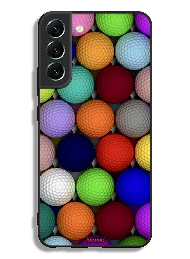 Tolwak Samsung Galaxy S22 5G Protective Case Cover Balls Abstract Art - Image 3