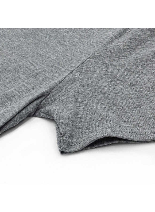 Tee Luv Novelty Sports T-Shirt (Grey Heather) (3XL), Heather Grey, 3XL - Image 3