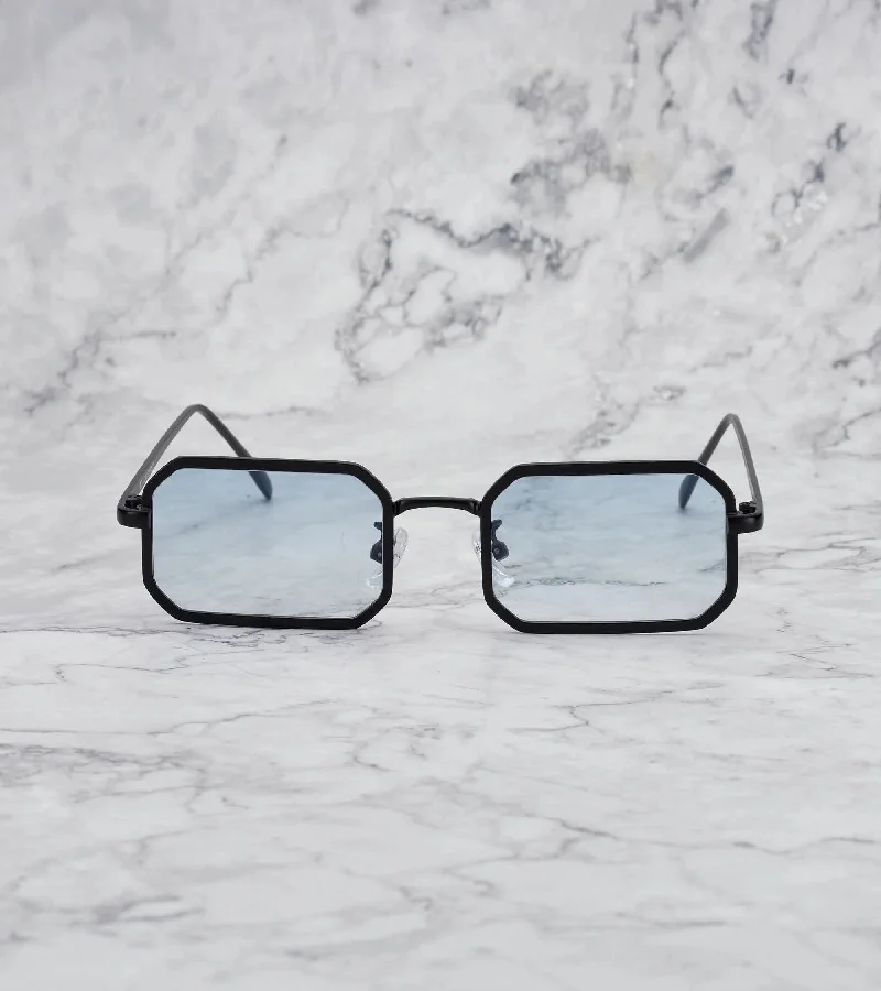 Explicit Poets Explicit Poets Unisex MURPHY Black - Gradient Blue Stylish Sunglasses, 47EP11