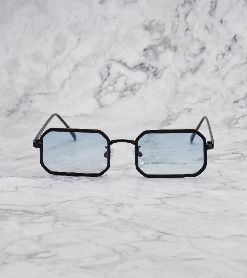 Explicit Poets Unisex MURPHY Black - Gradient Blue Stylish Sunglasses, 47EP11 - Image 2