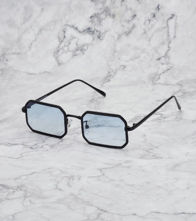 Explicit Poets Unisex MURPHY Black - Gradient Blue Stylish Sunglasses, 47EP11 - Image 1
