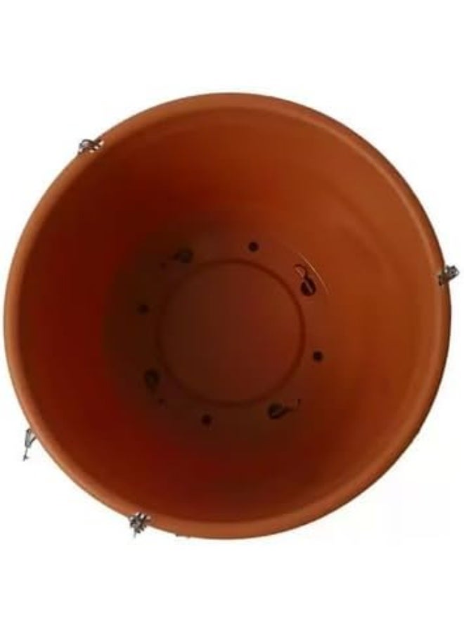 Plastic Plants Pot Container Indoor and Outdoor Hanging Plant Holder- 21X15cm - Image 2